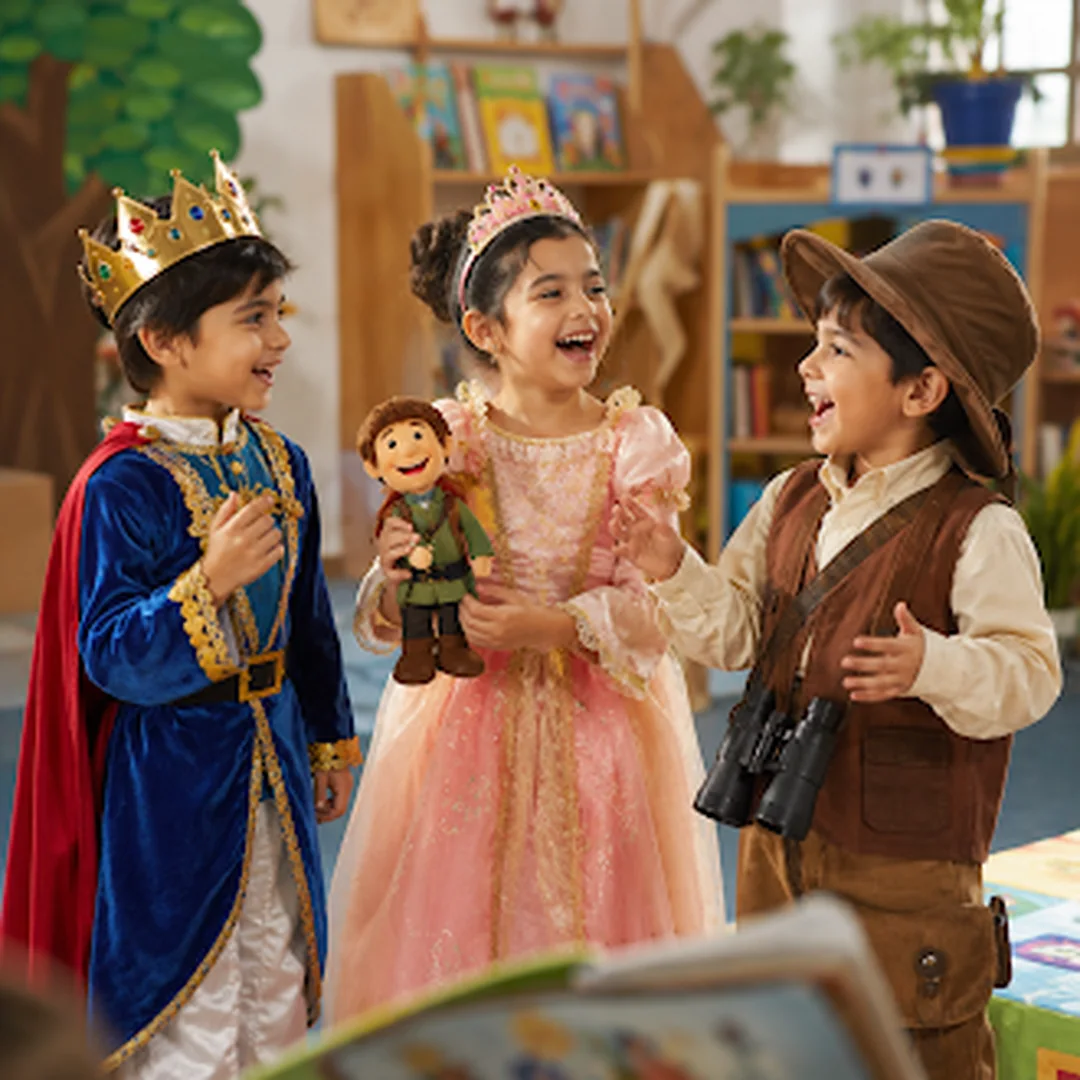 Pakistani children celebrating Story and Costume Day