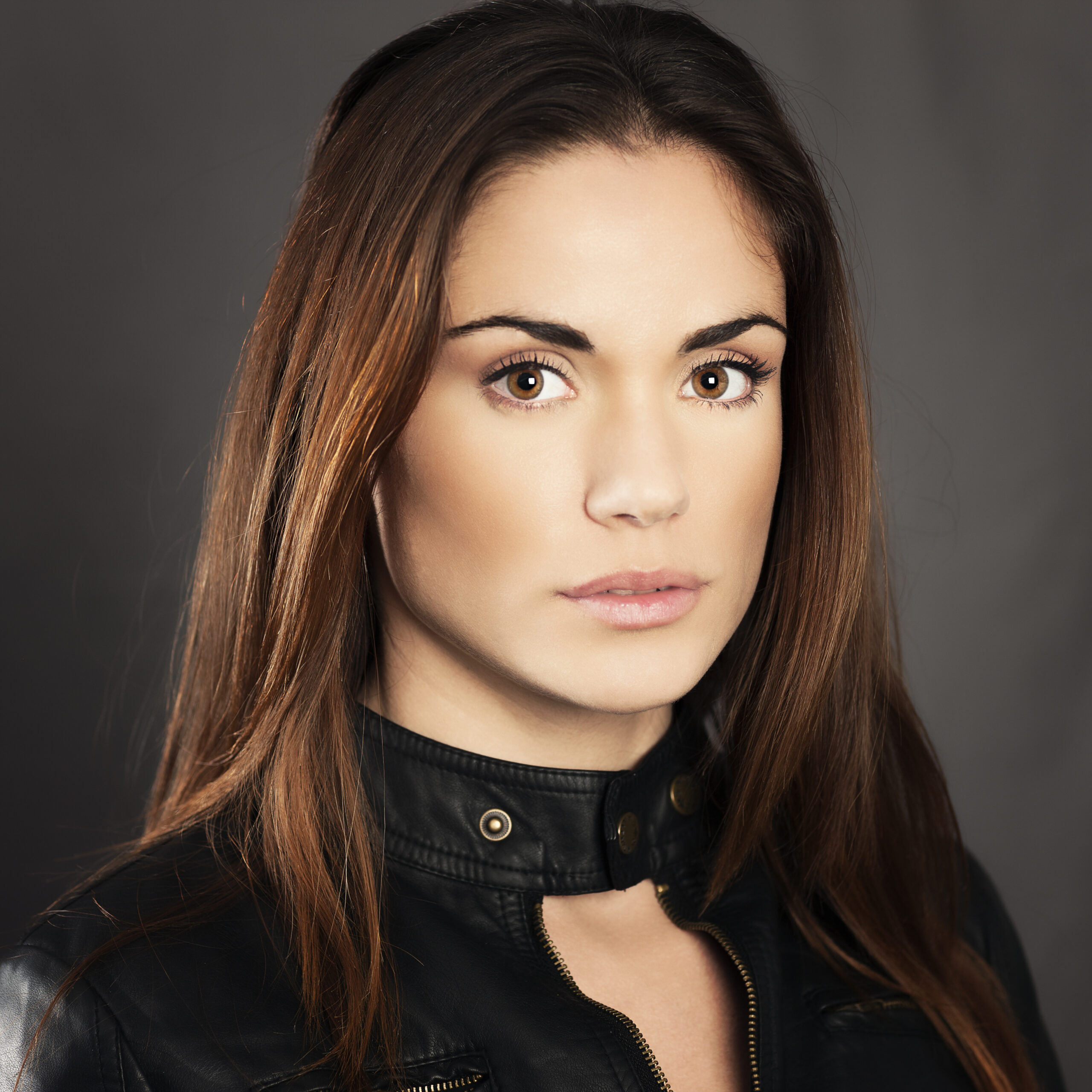 portrait of beautiful woman model with fresh daily makeup